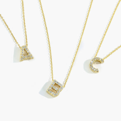 Roberto Coin Tiny Treasures Initial Thoughts Necklace Yellow Gold - Roberto Coin product