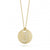 Roberto Coin Tiny Treasures Yellow Gold Diamond Initial Medallion Necklace