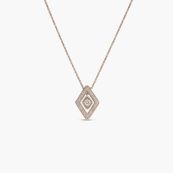 Roberto Coin Diamante Small 18k Gold and Diamond Necklace