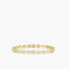 Roberto Coin Dolcetto 18k Gold and Diamond Bracelet