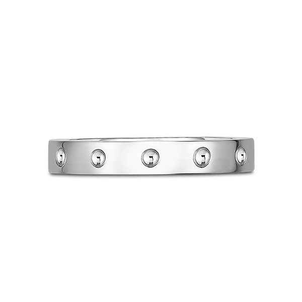 Roberto Coin Symphony Pois Moi White Gold Band Ring