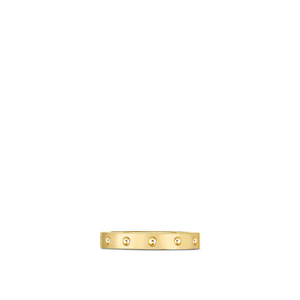 Roberto Coin Symphony Pois Moi Yellow Gold Band Ring
