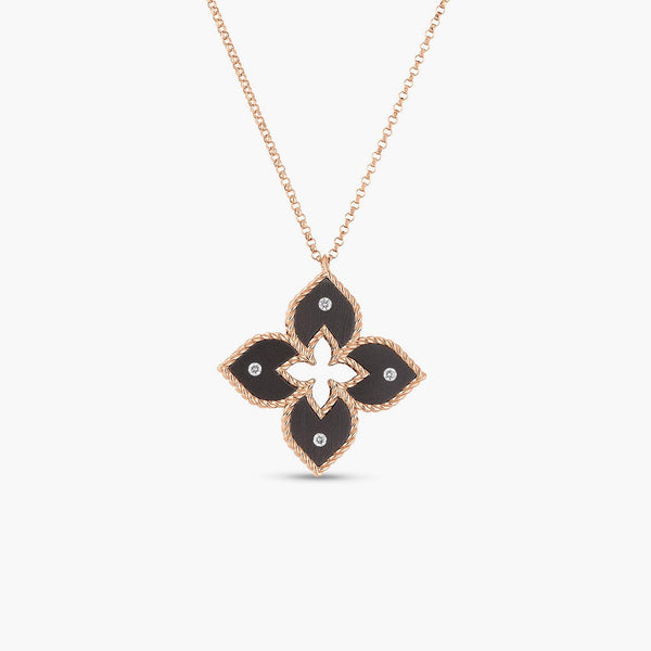 Roberto Coin Venetian Princess Rose Gold Small Diamond