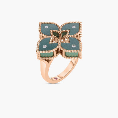 Roberto Coin Venetian Princess Green Titanium and Diamond Ring - Roberto Coin product