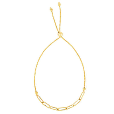 Gold Bolo Paperclip Bracelet - Private Label product