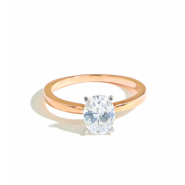 MARS Oval Solitaire Engagement Ring Setting