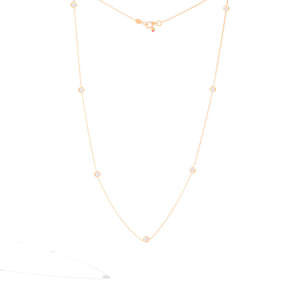 Roberto Coin Diamonds By The Inch Station Necklace - .35ctw