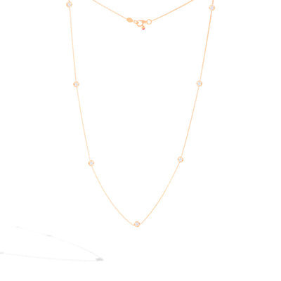 Roberto Coin Diamonds By The Inch Station Necklace - .35ctw - Roberto Coin product