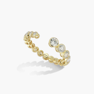 ONDYN Vesper Diamond Bezel Ring Cuff - Ondyn product
