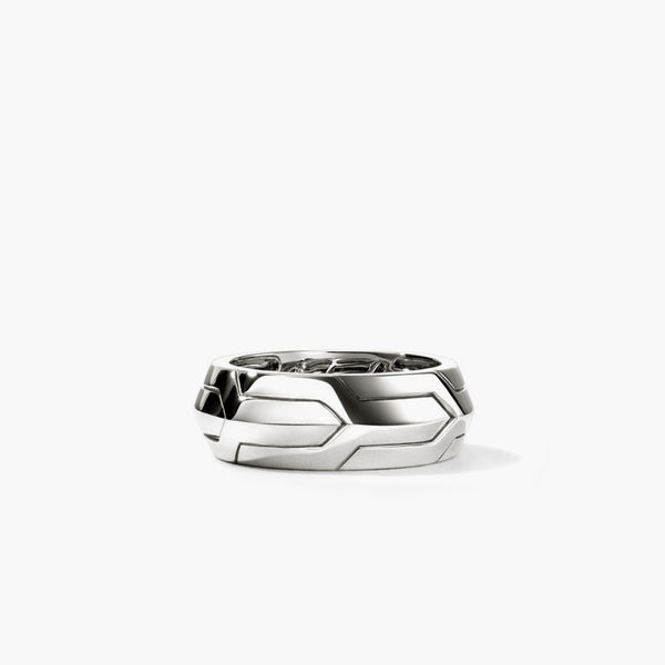 John Hardy Icon 50 Silver 9mm Ring - 9mm