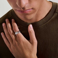 John Hardy Icon 50 Silver 9mm Ring - 9mm
