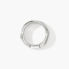 John Hardy Icon 50 Silver 9mm Ring - 9mm