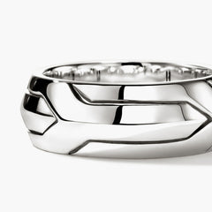 John Hardy Icon 50 Silver 9mm Ring - 9mm