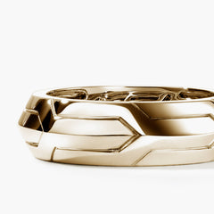 John Hardy Icon 50 14K Yellow Gold Band Ring - 5mm