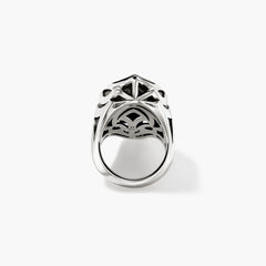 John Hardy Naga Large Silver Ring