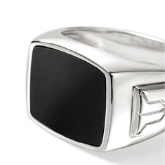 John Hardy Black Onyx Signet Ring