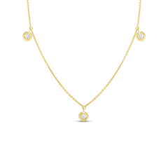 Roberto Coin Three Diamond Necklace