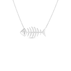 Roberto Coin Tiny Treasure Fishbone Necklace