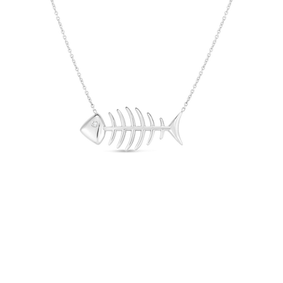 Roberto Coin Tiny Treasure Fishbone Necklace - Roberto Coin product