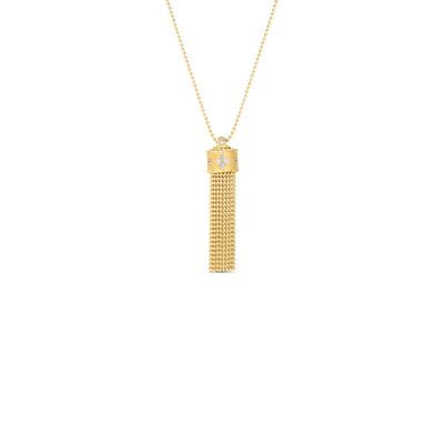 Roberto Coin Princess Diamond Tassel Necklace - Roberto Coin product