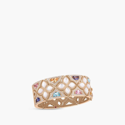 Roberto Coin Venetian Princess Flower Bangle in 18K Rose Gold - Roberto Coin  product