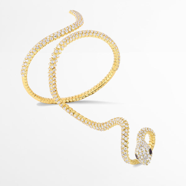 Roberto Coin Limited Edition Diamond Snake Bangle