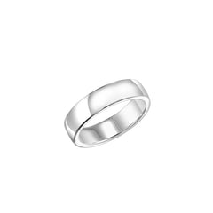 Roll Edge Carved Men's Wedding Band