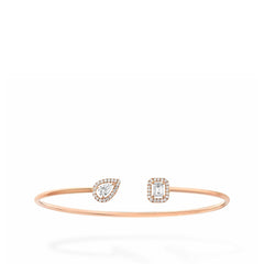 Messika My Twin Toi & Moi Thin Diamond Cuff
