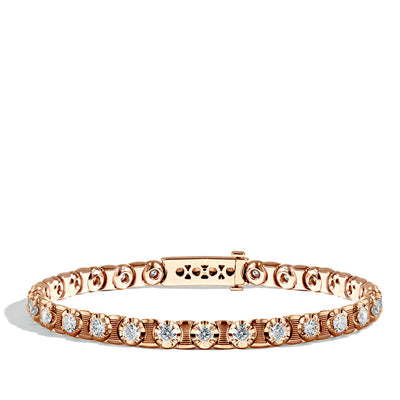 Robert Pelliccia Men's Rose Gold Diamond Tennis Bracelet - Robert Pelliccia product