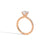 The East to West Solitaire Pavé