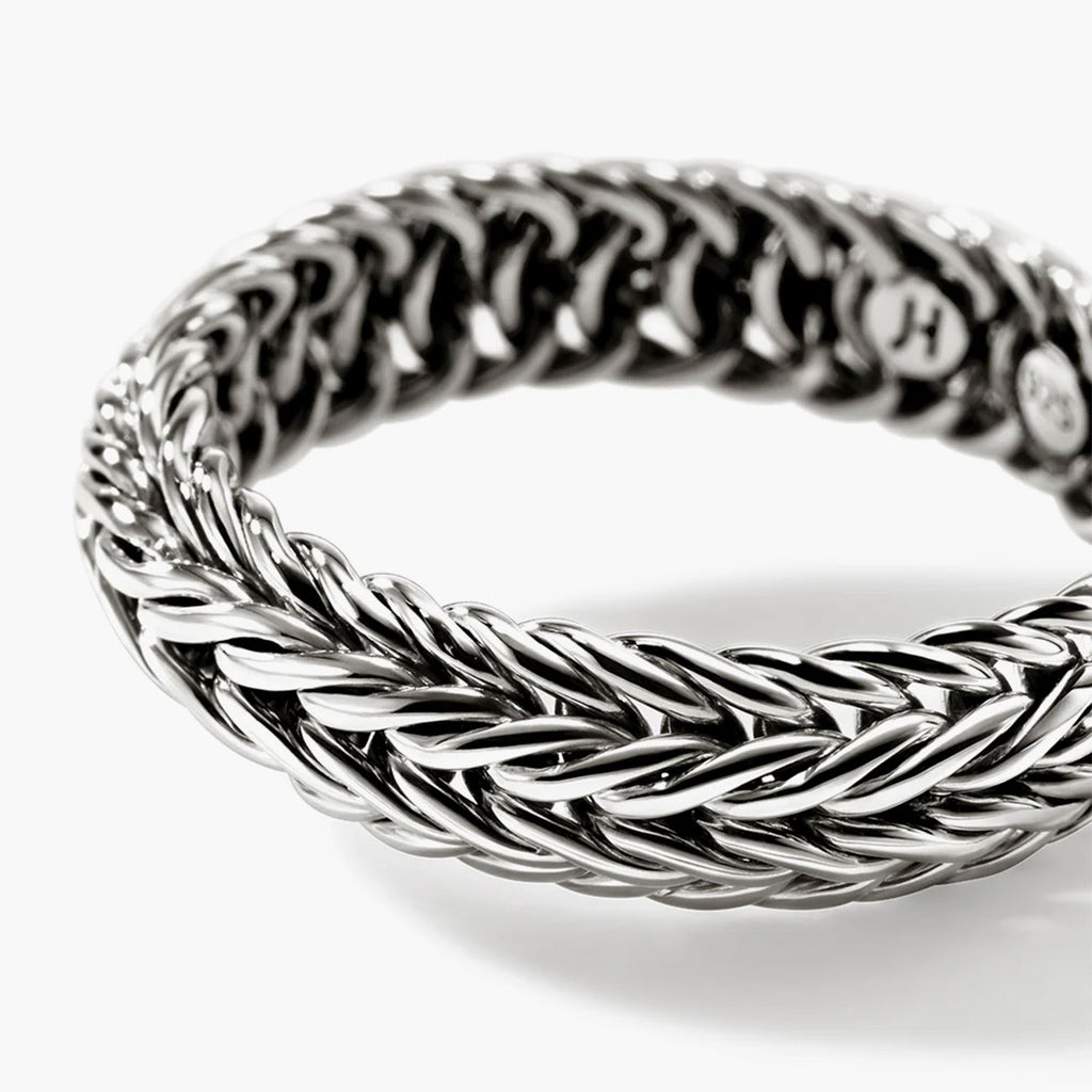John Hardy Kami Silver Chain Band Ring