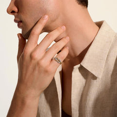 John Hardy Love Knot Two-Tone Chain Ring