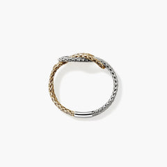 John Hardy Love Knot Two-Tone Chain Ring