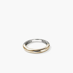 John Hardy Essentials Two-Tone Band Ring
