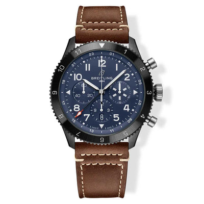 Breitling Super AVI B04 GMT Chronograph Corsair with Brown Strap - 46mm - Breitling product