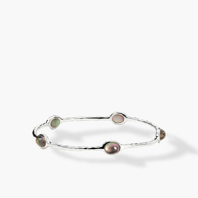 Ippolita Rock Candy 5-Stone Crystal and Black Shell Doublet Bangle - Ippolita product