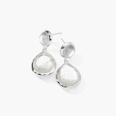 Ippolita Rock Candy Mother of Pearl 2-Stone Dangle Earrings in Sterling Silver - Ippolita product