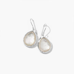 Ippolita Rock Candy Small Mother of Pearl Teardrop Earrings in Sterling Silver