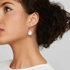 Ippolita Rock Candy Small Mother of Pearl Teardrop Earrings in Sterling Silver