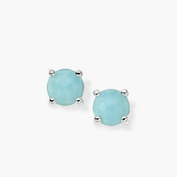 Ippolita Rock Candy Blue Quartz Mini Stud Earrings