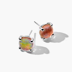 Ippolita Rock Candy Mini Crystal and Brown Shell Doublet Stud Earrings