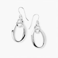 Ippolita Classico Short Oval Link Earrings in Sterling Silver