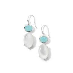 Ippolita Rock Candy Luce 2 Stone Drop Silver Earrings