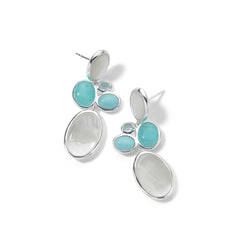 Ippolita Rock Candy Luce Stone Cluster Cascade Silver Earrings