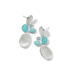 Ippolita Rock Candy Luce Stone Cluster Cascade Silver Earrings