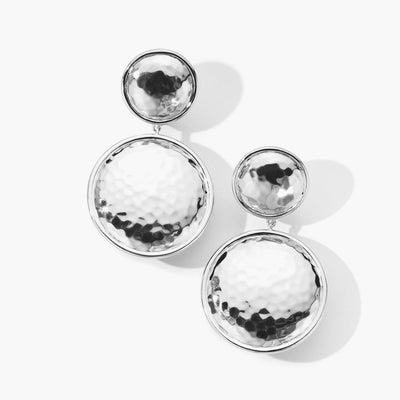 Ippolita Classico Large Hammered Snowman Earrings - Ippolita product