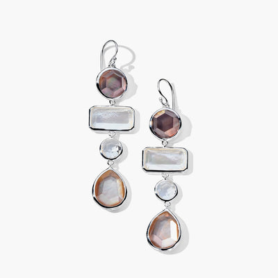 Ippolita Rock Candy Large Mixed-Cut 4-Tier Drop Earrings in Sabbia - Ippolita product