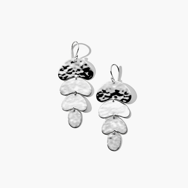 Ippolita Classico Crinkle Organic Shape 4-Tier Earrings