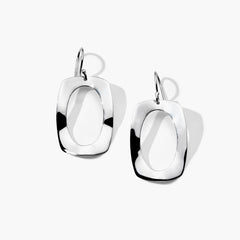 Ippolita Classico Rounded Rectangle Wavy Frame Drop Earrings