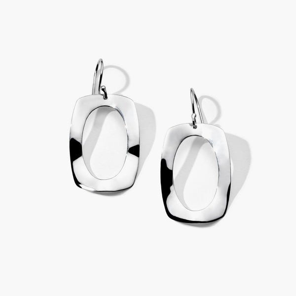 Ippolita Classico Rounded Rectangle Wavy Frame Drop Earrings